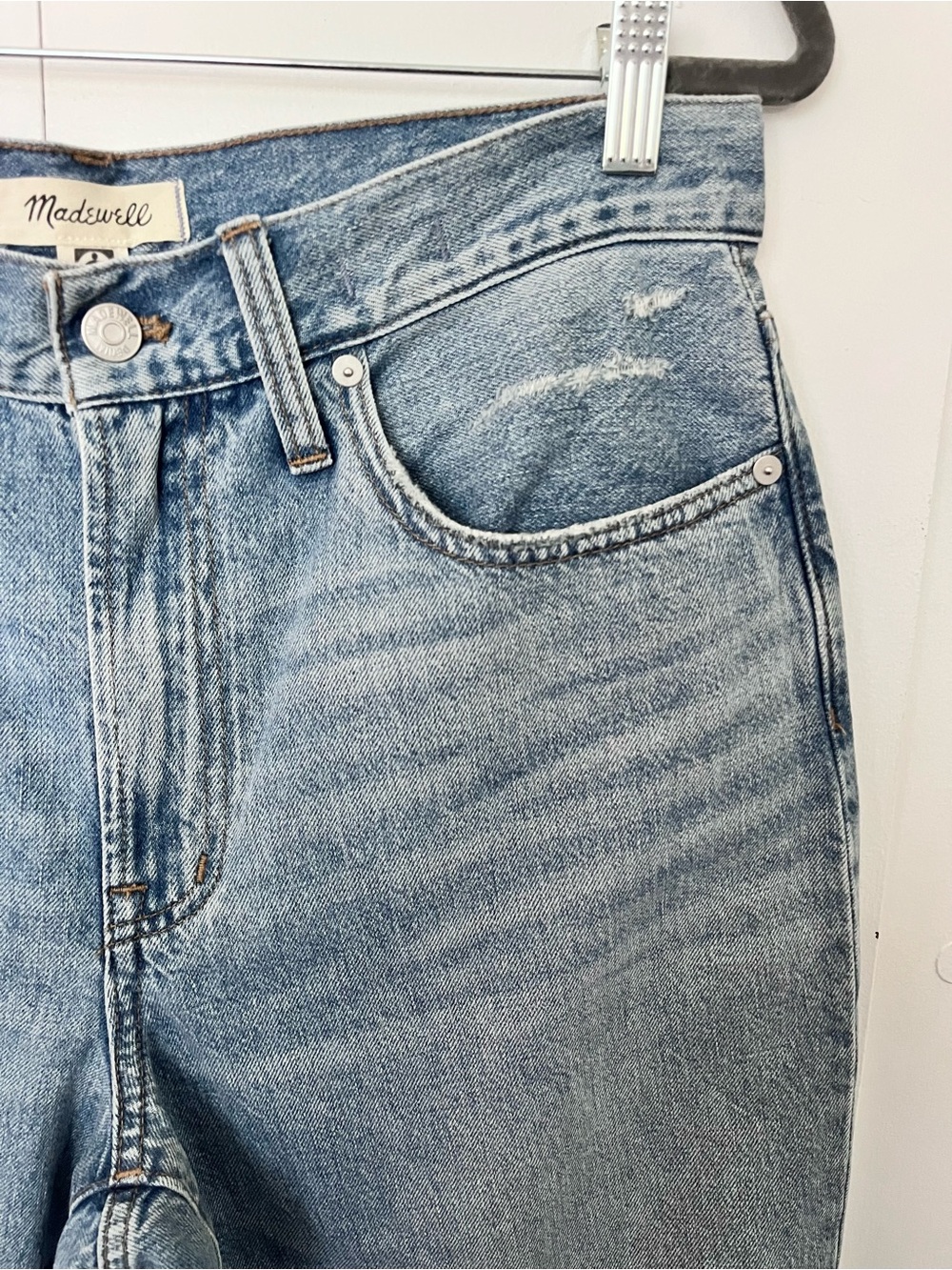 Madewell Perfect Vintage Straight Jean in Berrimore Wash Size 30P - Picture 5 of 9